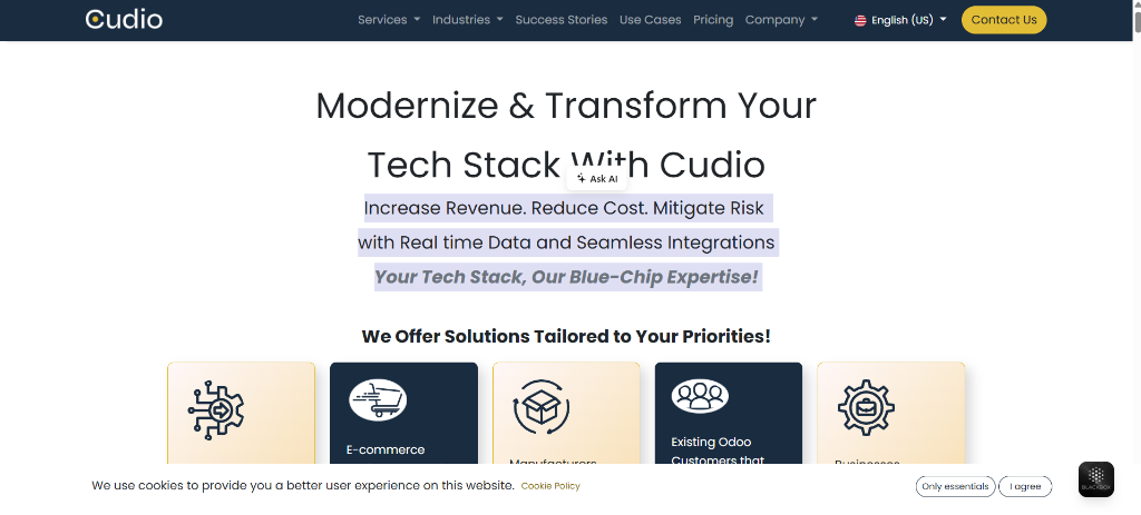 Modernize & Transform Your Tech Stack With Cudio in Palāni - Image 1