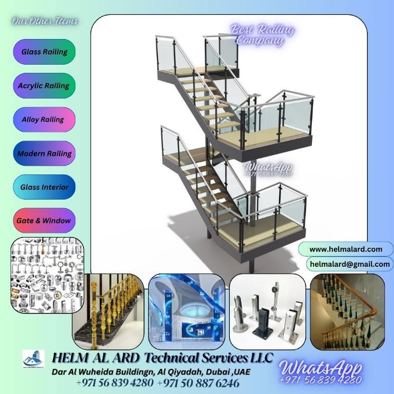 Paints, Tiles, Staircase, Railing, Balcony, Glass Work, in Ajman - Image 7
