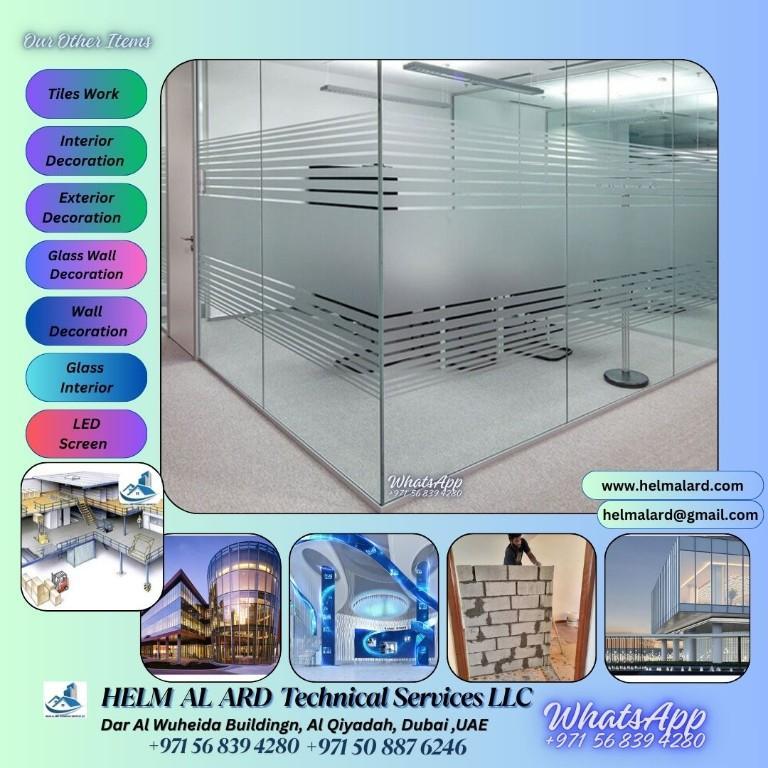 Paints, Tiles, Staircase, Railing, Balcony, Glass Work, Manufact in Ajman - Image 2