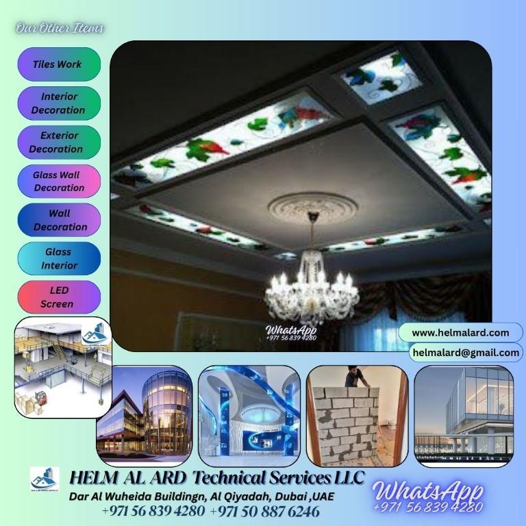 Paints, Tiles, Staircase, Railing, Balcony, Glass Work, Manufact in Ajman - Image 20