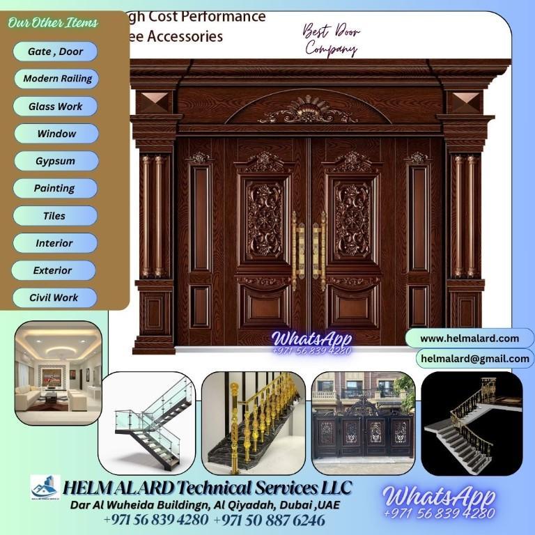 Paints, Tiles, Staircase, Railing, Balcony, Glass Work, Manufact in Ajman - Image 10