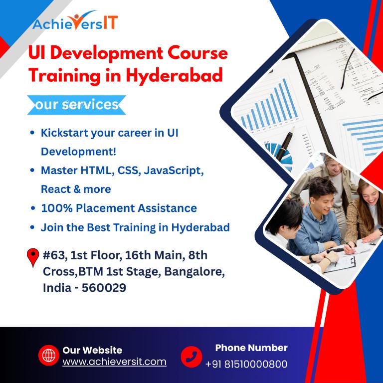 UI Development Course Training in Hyderabad - AchieversIT in Kompally - Image 1