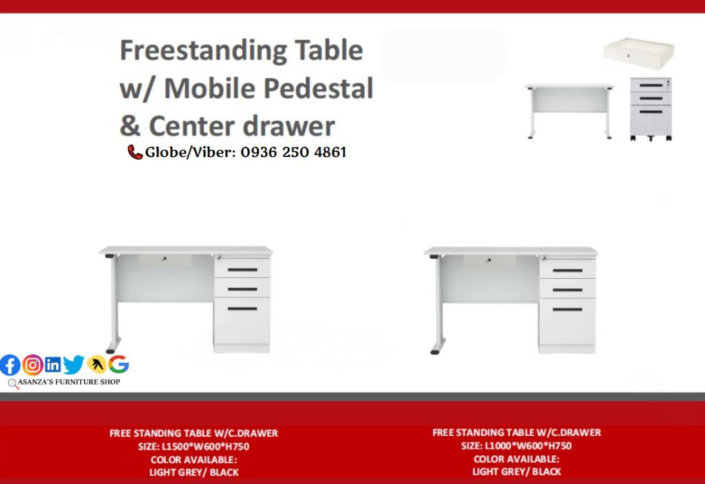 FREESTANDING TABLE WITH MOBILE PEDESTAL | FACTORY PRICE in Bignay - Image 8