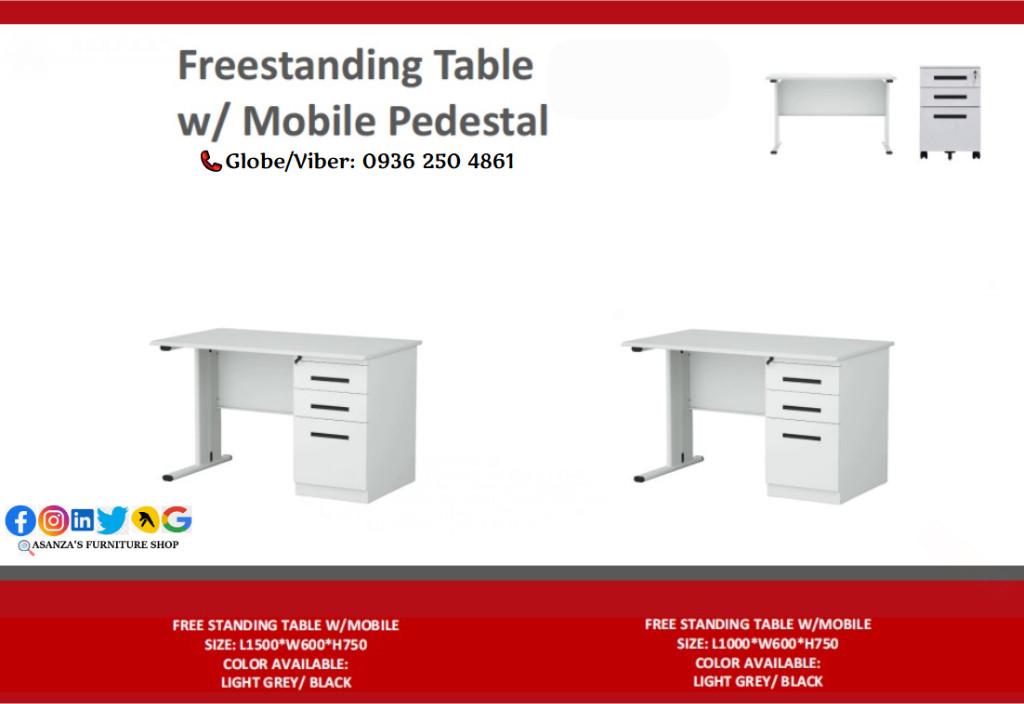 FREESTANDING TABLE WITH MOBILE PEDESTAL | FACTORY PRICE in Bignay - Image 4