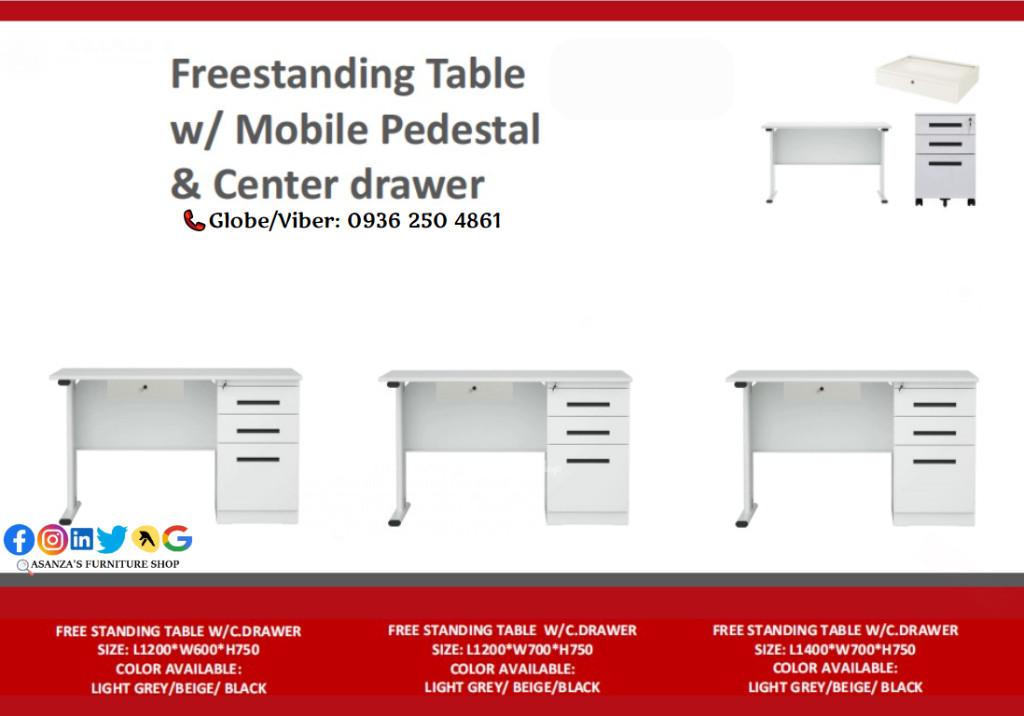 FREESTANDING TABLE WITH MOBILE PEDESTAL | FACTORY PRICE in Bignay - Image 7