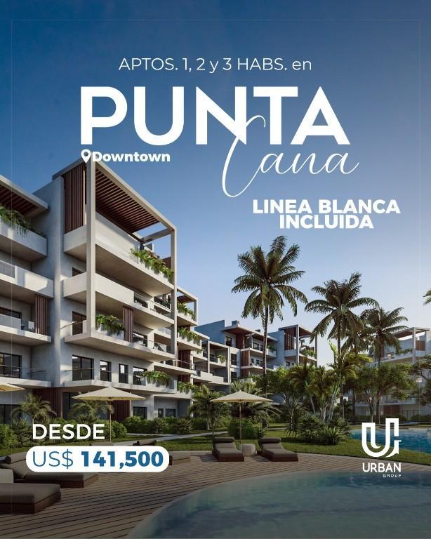APARTAMENTOS EN DOWNTOWN PUNTA CANA - CONSTRUCCION en la República Dominicana - Imagen 1