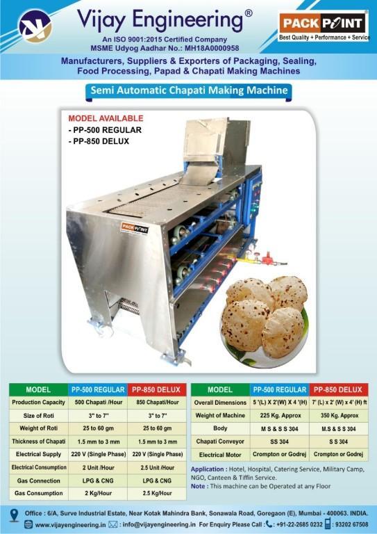 Hand Press Roti Maker Machine - Without Electricity in Kurla - Image 3