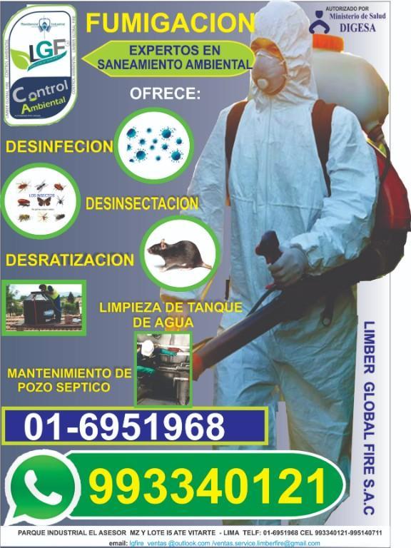 SANAMIENTO AMBIENTAL OFRECE en Lima - Imagen 1