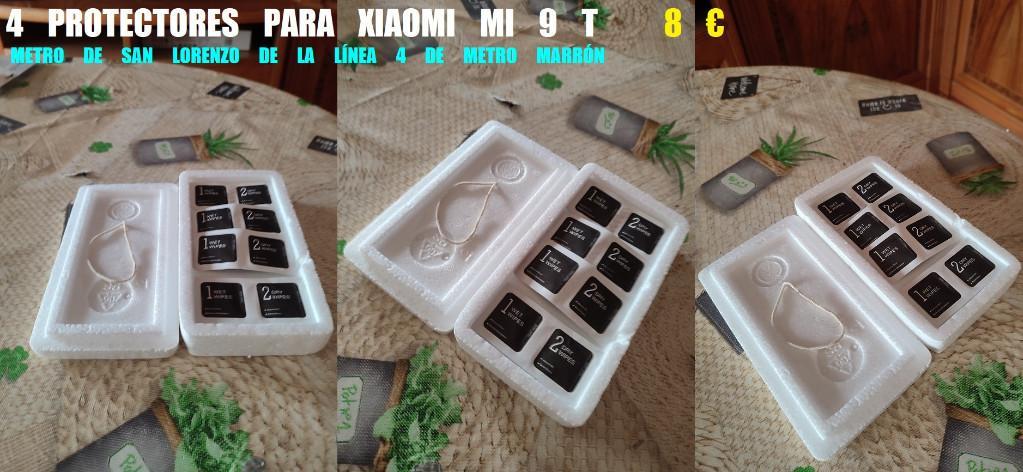 4 PROTECTORES PARA XIAOMI MI 9 T 8 € en Alcobendas - Imagen 1