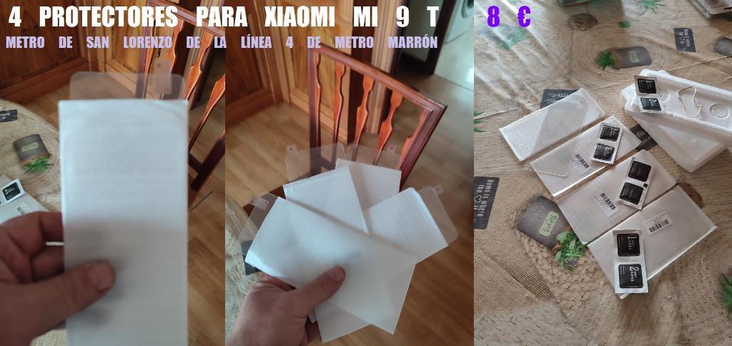 4 PROTECTORES PARA XIAOMI MI 9 T 8 € en Alcobendas - Imagen 9