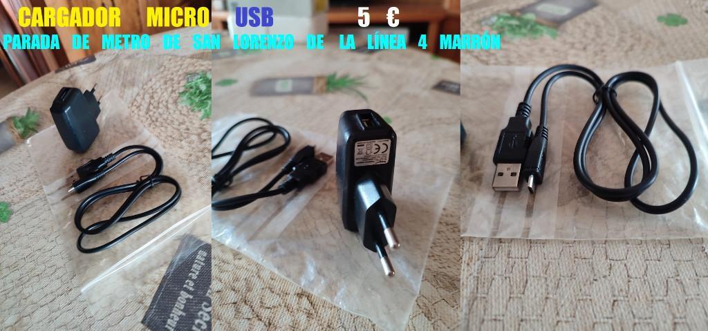 CARGADOR MICRO USB 5 € en Alcobendas - Imagen 3