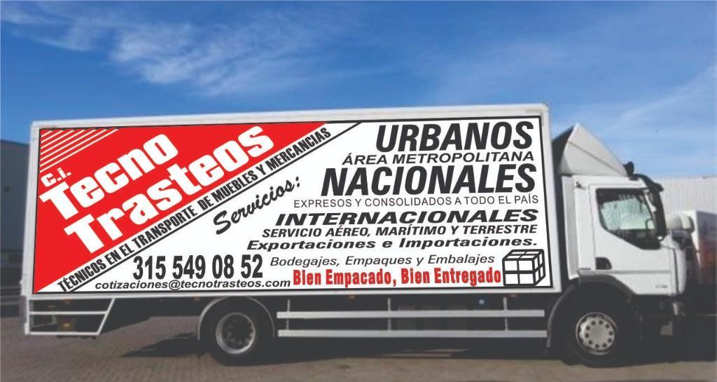 TRASTEOS LOCALES TECNOTRASTEOS en Medellín - Imagen 1