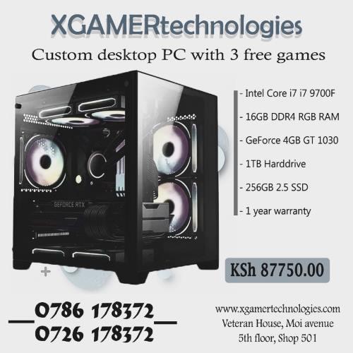 Custom crafted Xgamertechs Core i7 Mid Tower PC in Nairobi - Image 1