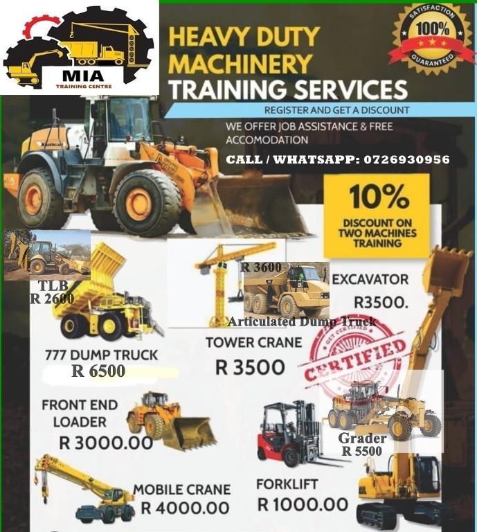 Earth Moving Machines Operator Training in South Africa - Image 1