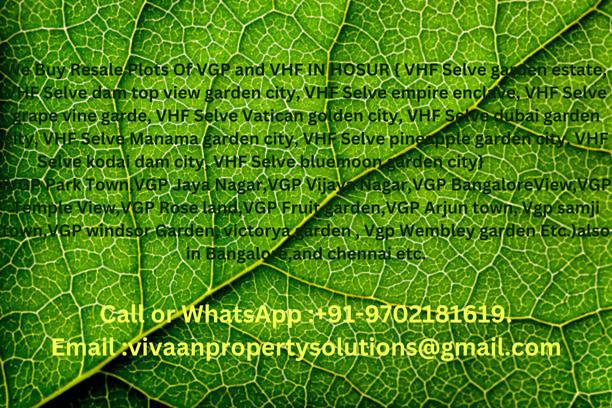 VGP Vijaya nagar Resale plot we buy in India - Image 2