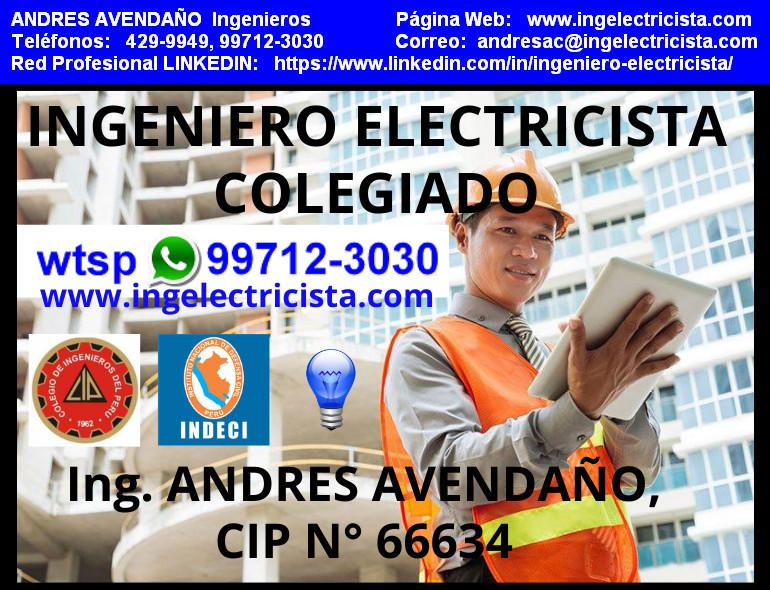 PROYECTOS DE INSTALACIONES ELÉCTRICAS PLANOS MEMORIA DESCRIPTIVA en Lima - Imagen 3