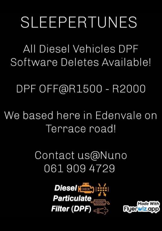 DPF Software Removal Available for all Diesel Vehicles in Randburg - Image 1