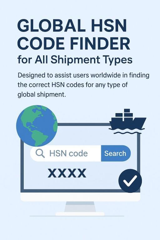 Global HSN Code Finder for All Shipment Types in India - Image 1