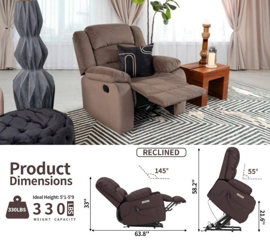 Sofa electrico con asistencia de elevación en Panamá - Imagen 1