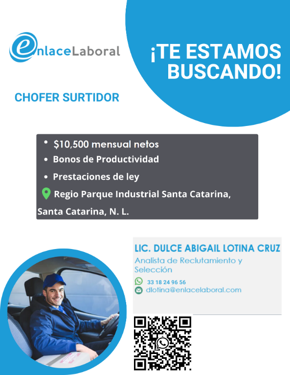 |CHOFER SURTIDOR| en Santa Catarina - Imagen 1