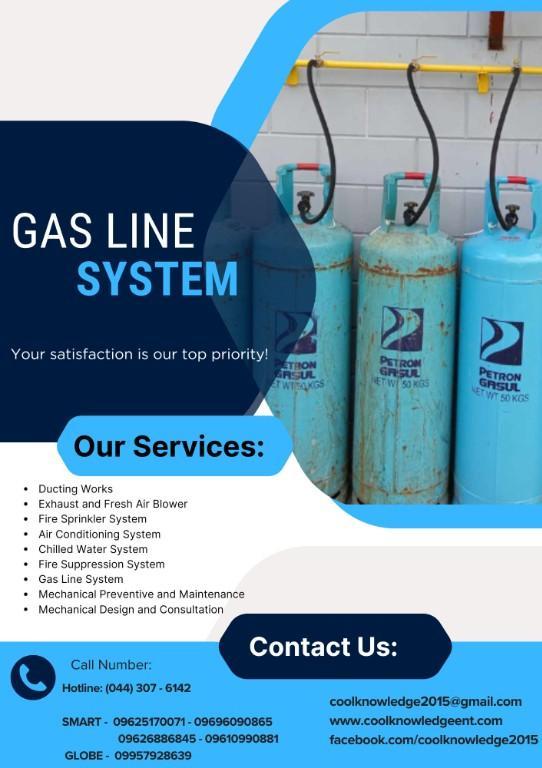 INSTALLATION & SUPPLY || GAS LINE SYSTEM in Bignay - Image 3
