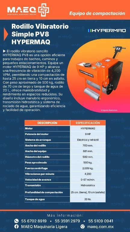 Rodillos vibratorios compactadores en México - Imagen 1