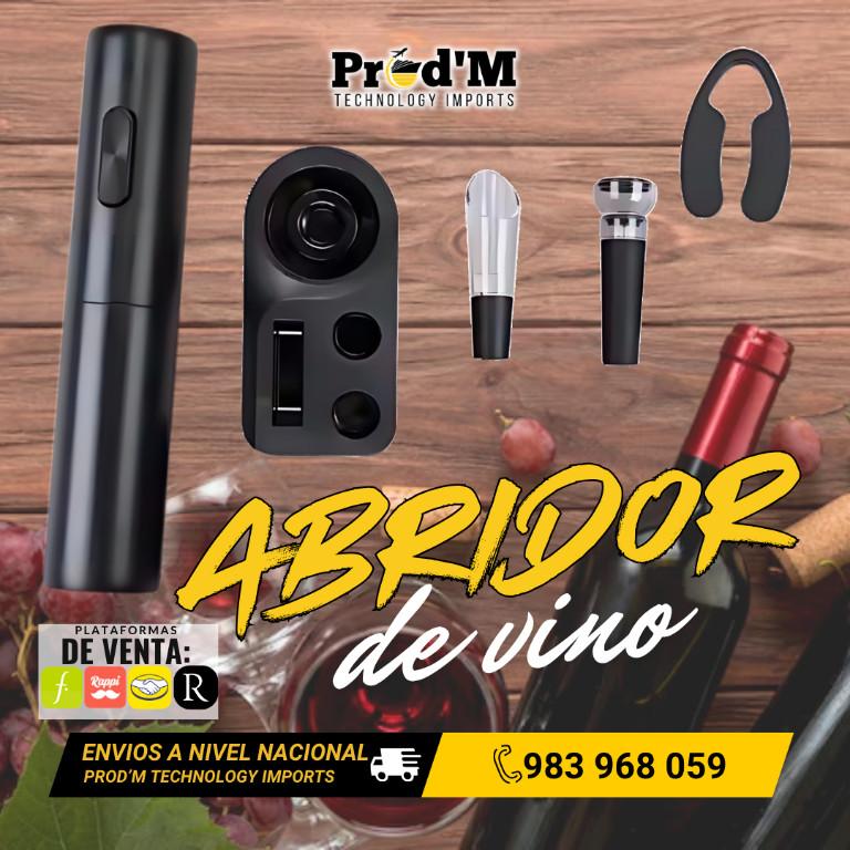 Descorchador CON LUZ  | PROD'M||RAPIDO en Lima - Imagen 1