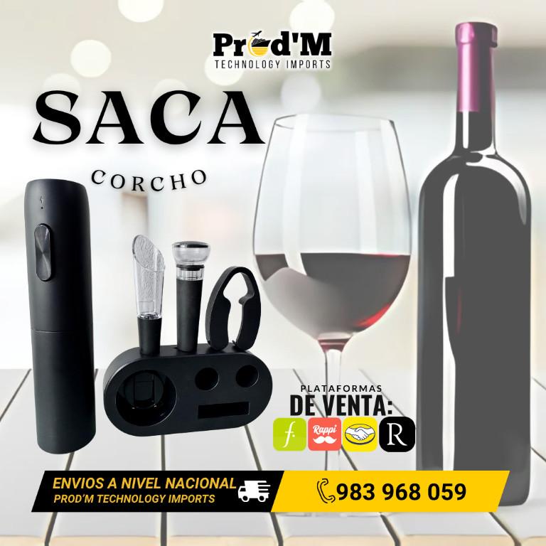 Saca corcho AUTOMÁTICO  | PROD'M||RAPIDO en Lima - Imagen 1