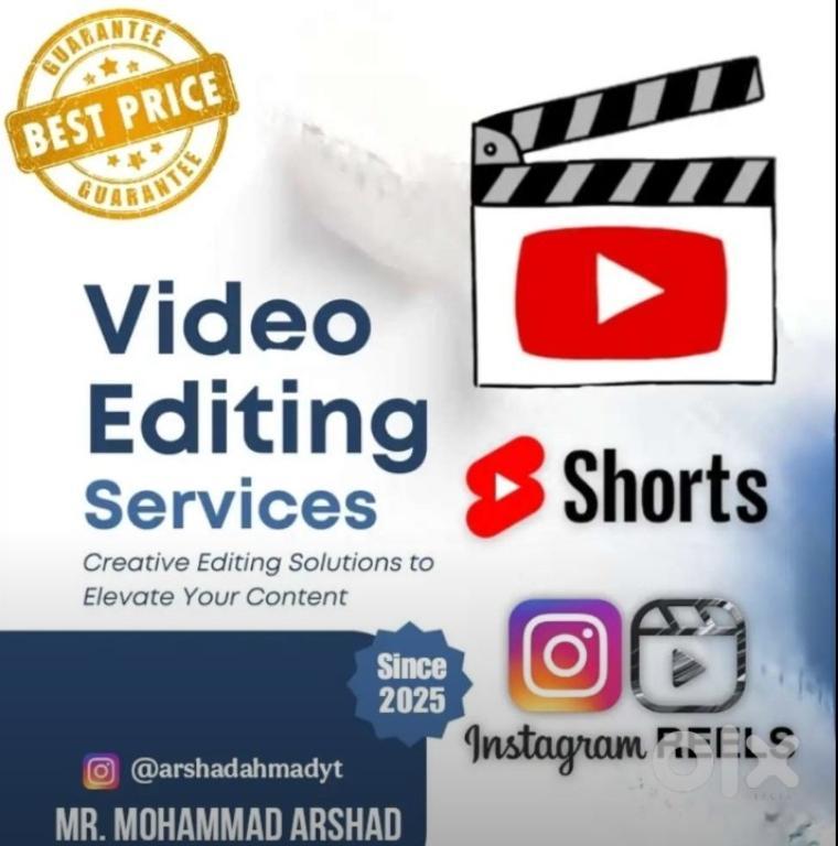 Video Editing + Thumbnail Design | First Thumbnail ₹20 Only! in Surat - Image 1