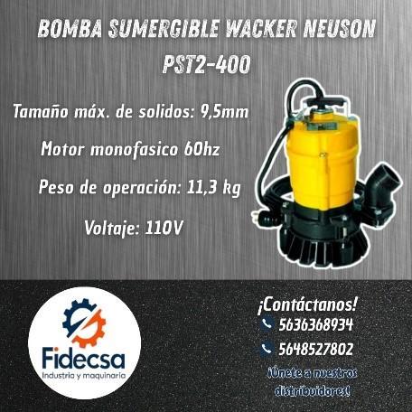 Bomba Sumergible Wacker Neuson PST2-400 Q.ROO en Tulum - Imagen 1