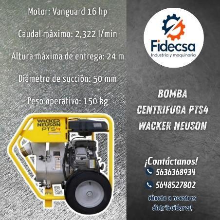 Bomba Centrifuga PTS4 Wacker Neuson Q.ROO en Tulum - Imagen 1