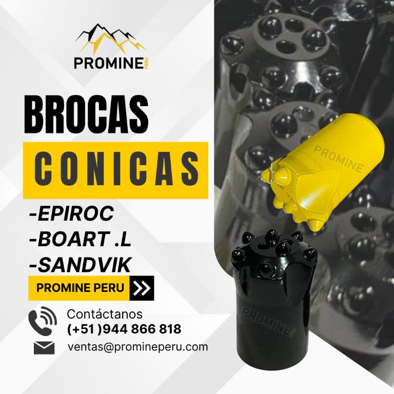 BROCA CÓNICA PARA ROCA|PROMINE PERÚ||ENVIOS||| en Perú - Imagen 1
