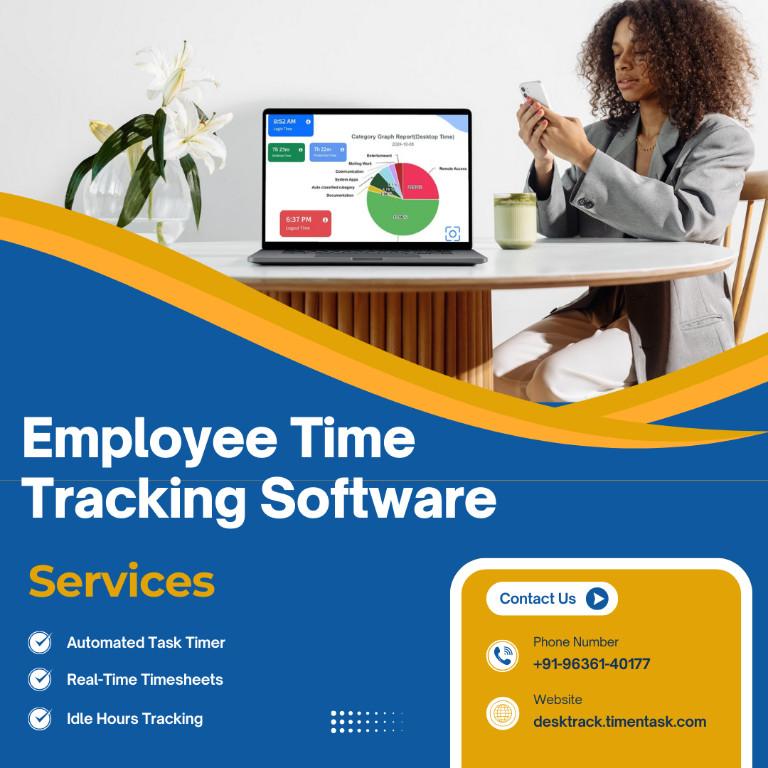 Employee Time Tracking Software India – Boost Team Productivity in Jāmb - Image 1