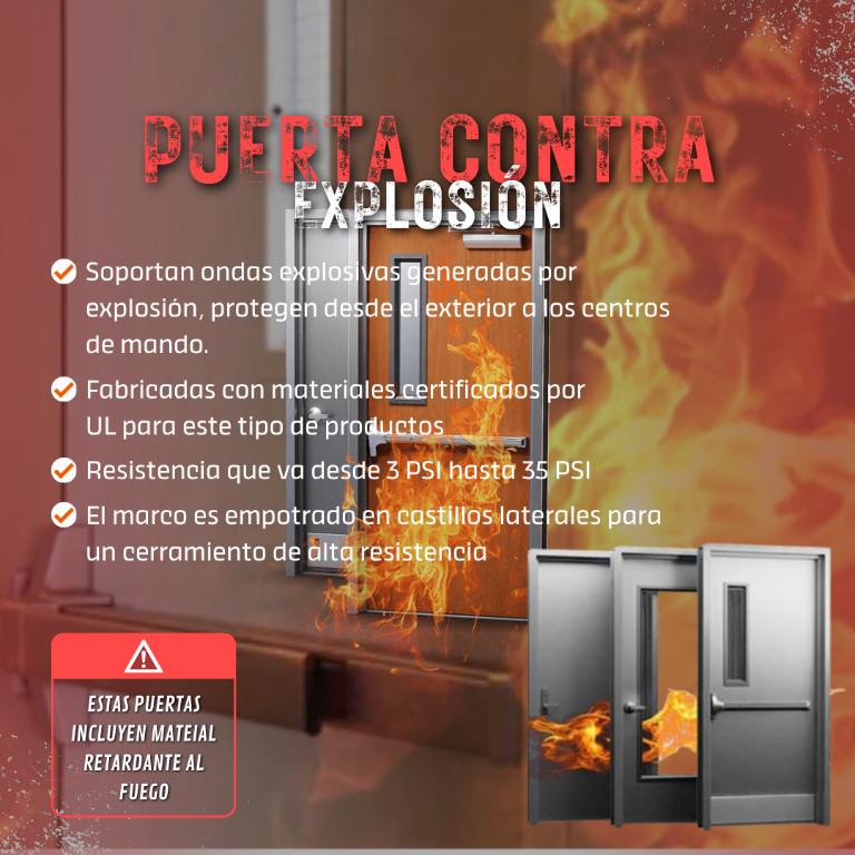 Puerta Contra Explosión en México - Imagen 1
