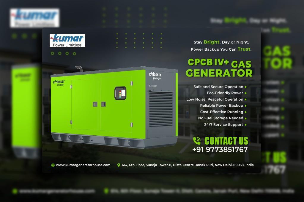 Say Goodbye to Power Problems – Easy Gas Generator Solution! in India - Image 1