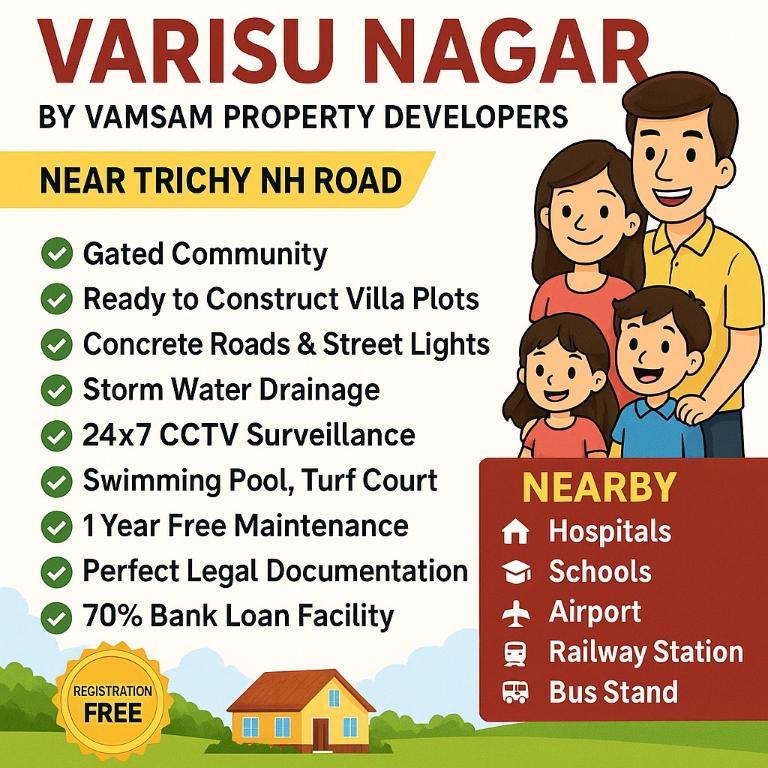 Weekend Offer Your Dream Plot in Tiruchchirappalli - Image 2
