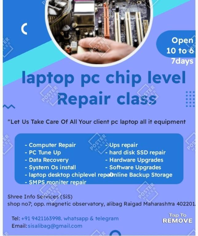 BASIC TO ADVANCED LAPTOP CHIP LEVEL REPAIRING ONLINE CLASS in Colāba - Image 2