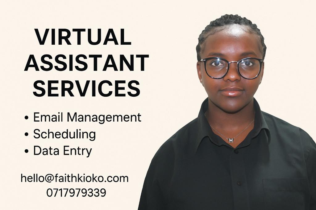 Proffetional virtual Assistant-Data entry,Email & Admin support in Kenya - Image 2