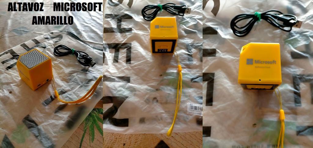 ALTAVOZ AMARILLO DE MICROSOFT 5 € en Alcobendas - Imagen 1