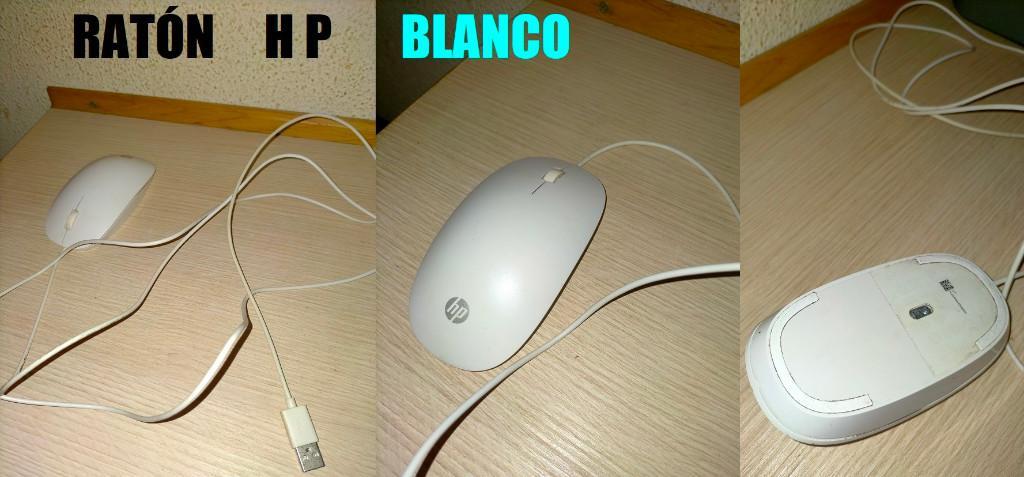 RATÓN BLANCO HP Y RATÓN NEGRO LOGITECH 8 € en Alcobendas - Imagen 2