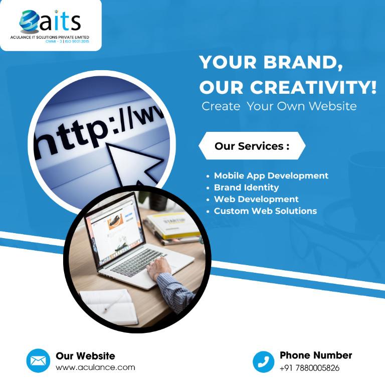 Built Just for You – Custom Web Development by Aculance in Indore - Image 1