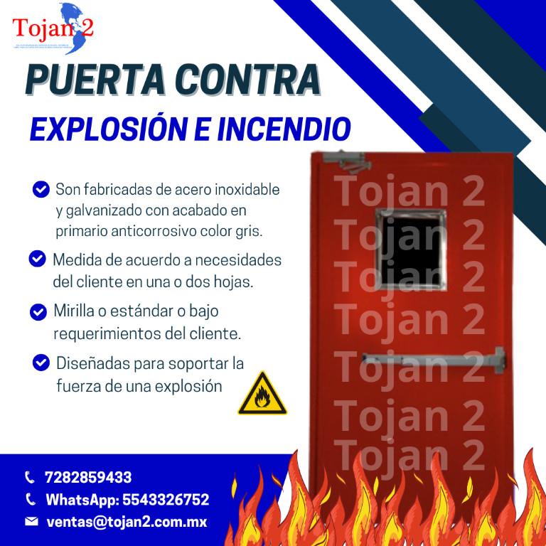 PUERTAS CONTRA INCENDIO Y EXPLOSIÓN en Tenosique de Pino Suárez - Imagen 1