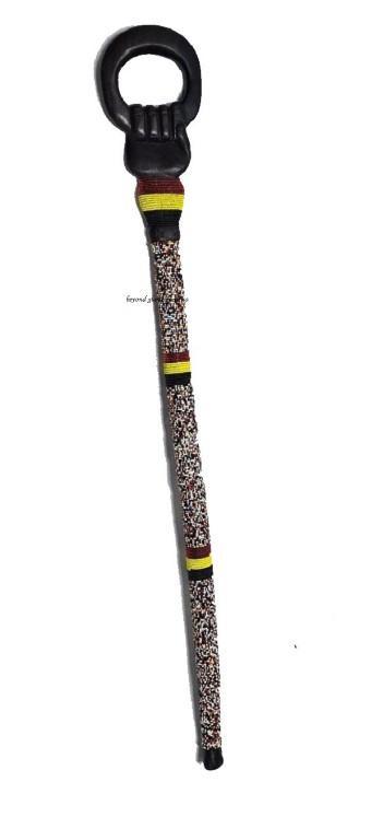 A customized multi colored beaded walking stick in Nairobi - Image 2