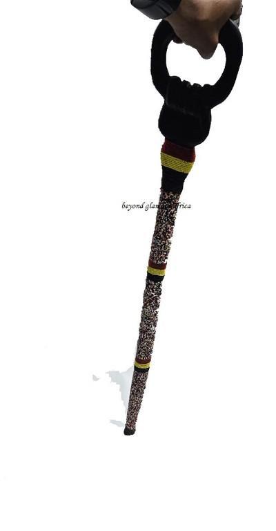A customized multi colored beaded walking stick in Nairobi - Image 3