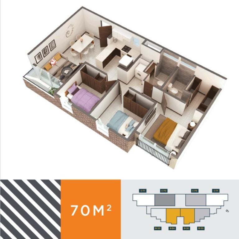 VENTA DE APARTAMENTO CONDOMINIO VISTA LAS CHARCAS en Ciudad de Guatemala - Imagen 9