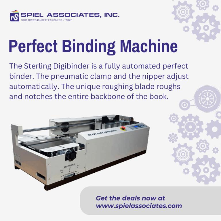 Perfect Binding Machine for Sale – Fast, Clean Binds Every Time in India - Image 1