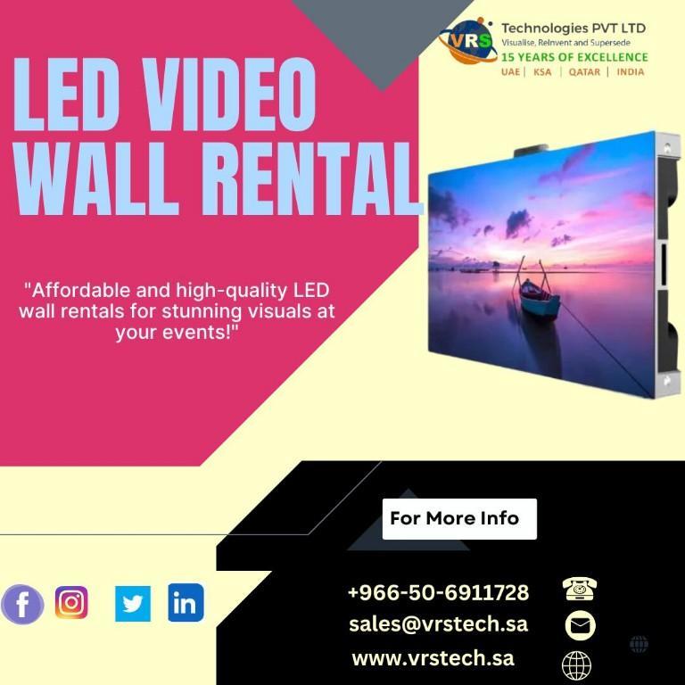 How LED Video Wall Rentals Deliver Brilliant Displays in Riyadh - Image 1