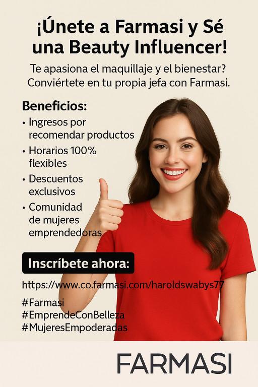 EMPRENDE CON FARMASI Y GANA DINERO CON NUESTROS PRODUCTOS en Colombia - Imagen 1