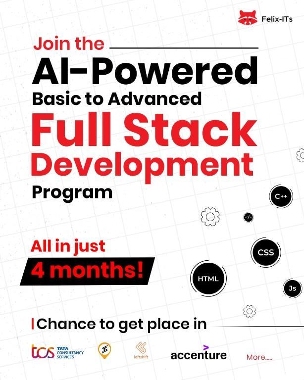 Join Pune’s 1 Full Stack Development Course at Felix IT Systems in India - Image 1