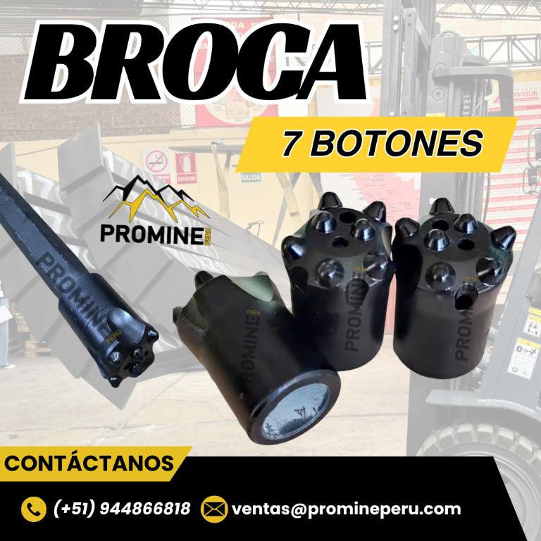 BROCA CONICA . PERFORACION DE ROCA . MINA . STOCK en Perú - Imagen 1